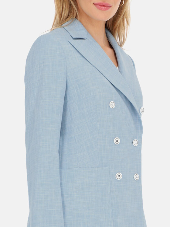 Potis & Verso Potis & Verso Marynarka Dorian Niebieski Slim Fit
