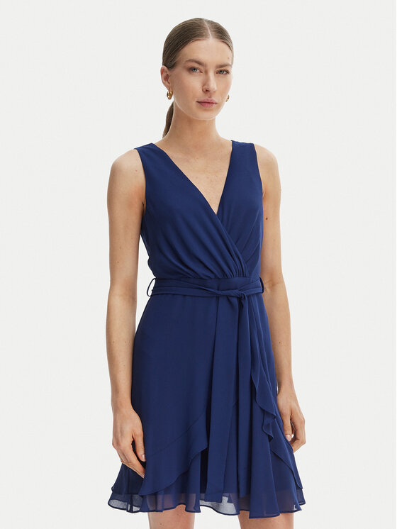 Morgan Rochie cocktail 241-ROSVAL Bleumarin Regular Fit