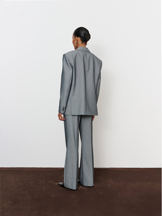 La Mania La Mania Giacca da abito VICE Grigio Classic Fit
