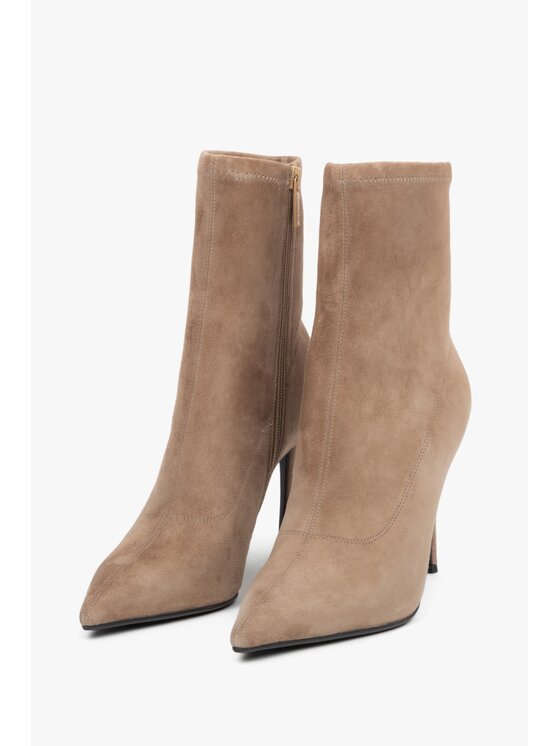 Estro Estro Μποτάκια ER00118787 Μπεζ