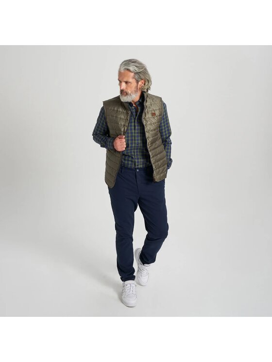 Willsoor Willsoor Kamizelka 11905/2 Zielony Regular Fit