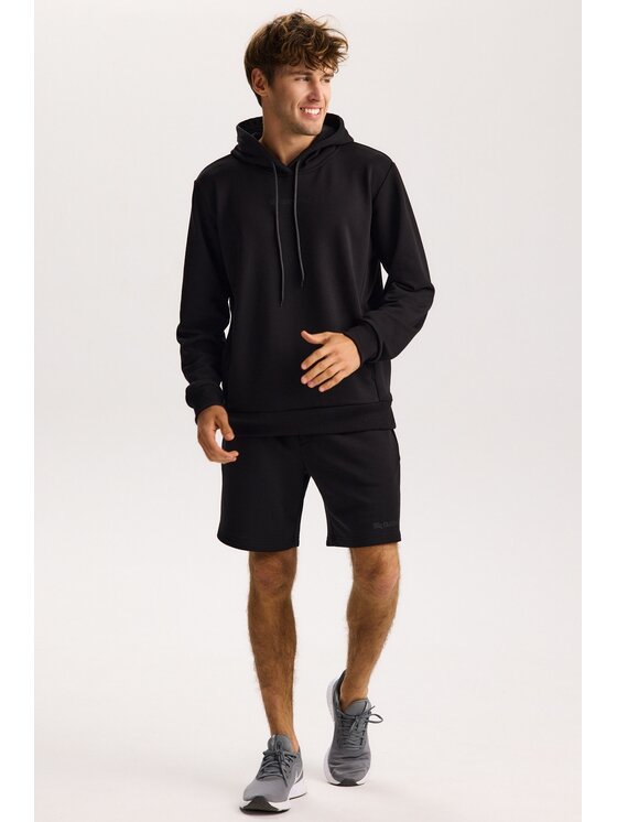 ROUGH RADICAL ROUGH RADICAL Szorty sportowe COTTON ACTIVE SHORTS MEN Czarny Regular Fit