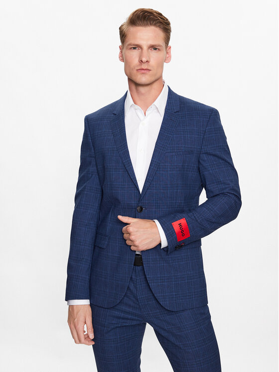 HUGO Hugo Kostiumas Arti 50490975 Tamsiai mėlyna Extra Slim Fit