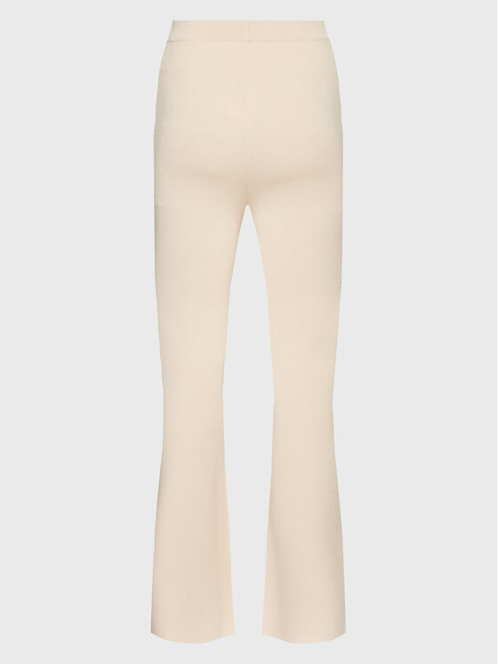 Kontatto Kontatto Megztos kelnės 3M7762 Smėlio Regular Fit