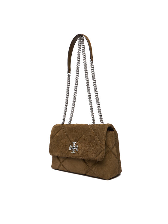 Tory Burch Tory Burch Дамска чанта Diamond Quilt 169170 Зелен