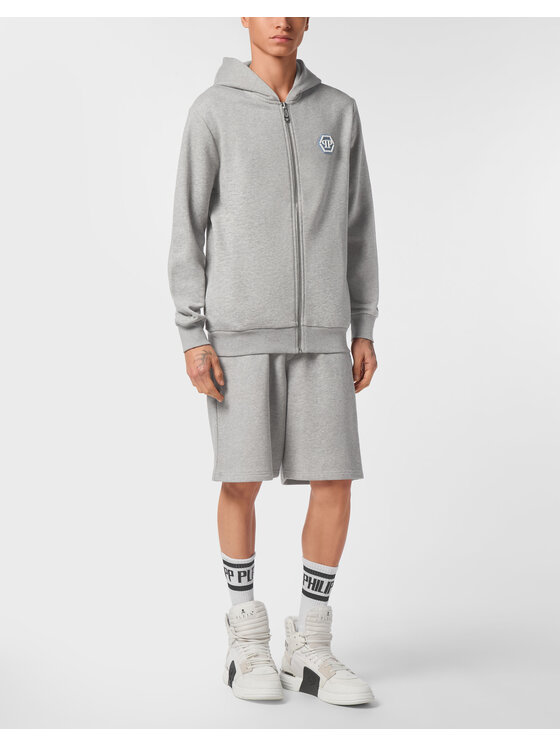 PHILIPP PLEIN PHILIPP PLEIN Bluza 24631 Beżowy Athletic Fit