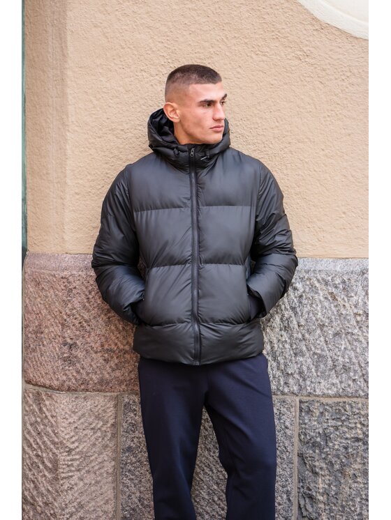 TeeShoppen TeeShoppen Płaszcz 'Basic Collection' Czarny Regular Fit
