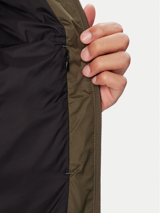 Quiksilver Quiksilver Geacă de iarnă Cold Days Hoodie EQYJK04229 Verde închis Regular Fit