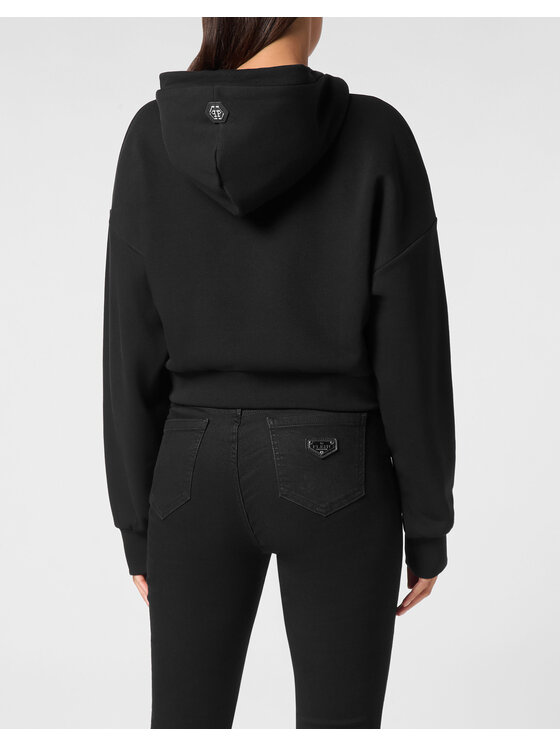 PHILIPP PLEIN PHILIPP PLEIN Mikina 14765 Čierna Regular Fit