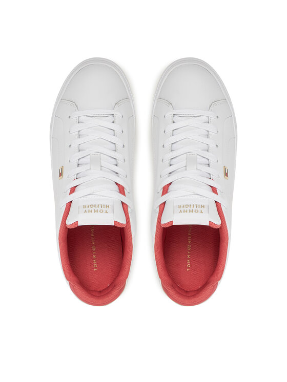 Tommy Hilfiger Tommy Hilfiger Sneakersy Sporty Sneaker FW0FW08899 Biały