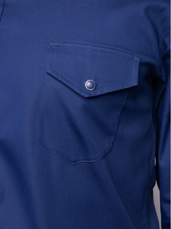 Rage Age Rage Age Särk Deep Blue Tumesinine Slim Fit