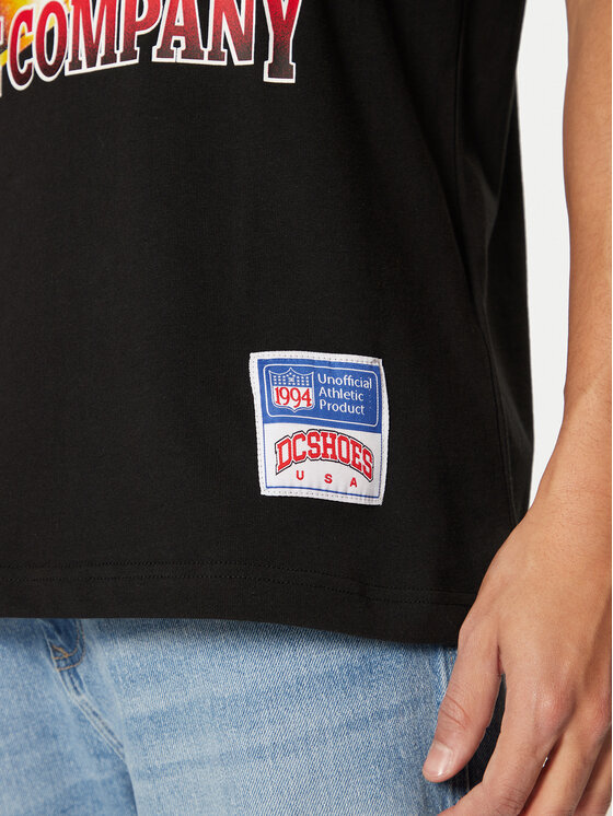 DC Shoes DC Shoes T-Shirt Champion Ring ADYZT05430 Czarny Standard Fit