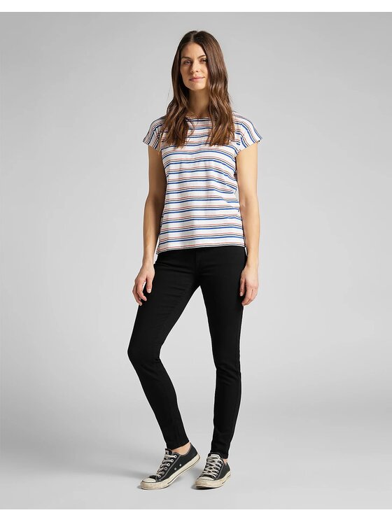 Lee Lee Jeansy SCARLETT Czarny Skinny Fit