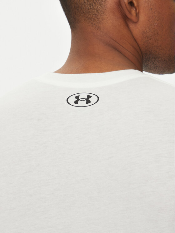 Under Armour Under Armour Majica Stacked Logo SS 6000211 Bela Loose Fit