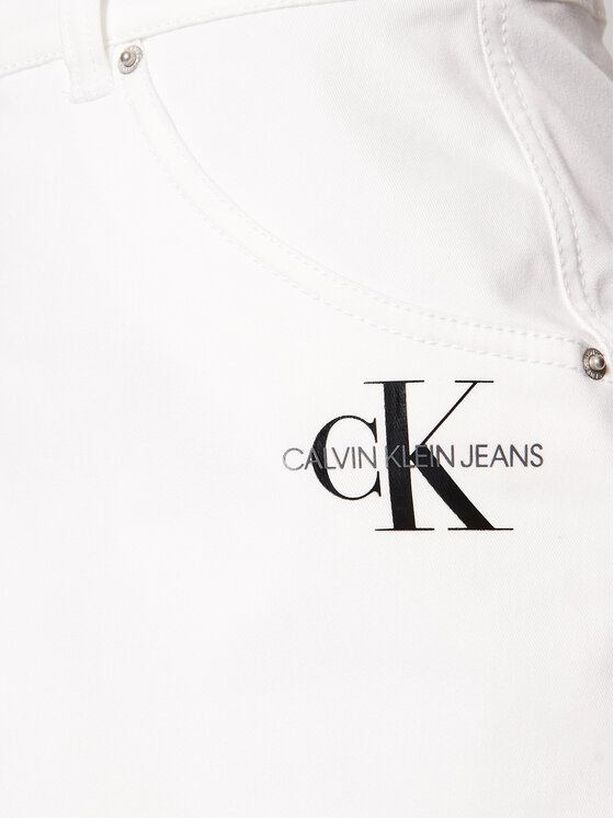 Calvin Klein Jeans Gonna di jeans J20J215720 Bianco Regular Fit • Modivo.it