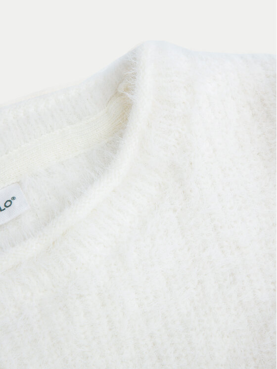 Coccodrillo Coccodrillo Sweter ZC4172102EPG Écru Regular Fit