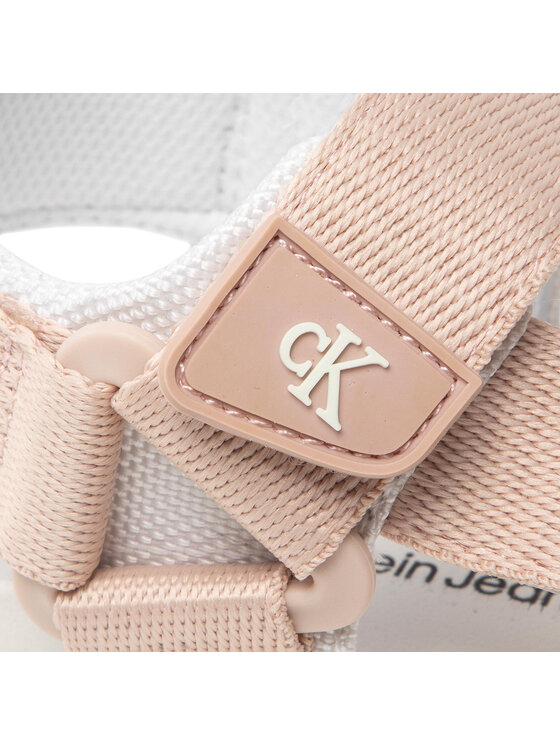 Calvin Klein Jeans Calvin Klein Jeans Sandały Velcro Sandal V3A2-80210-0034 Beżowy