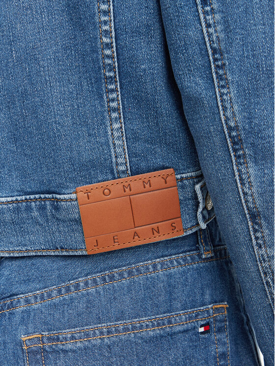 Tommy Jeans Tommy Jeans Jeansjacke Trucker DW0DW22898 Blau Slim Fit