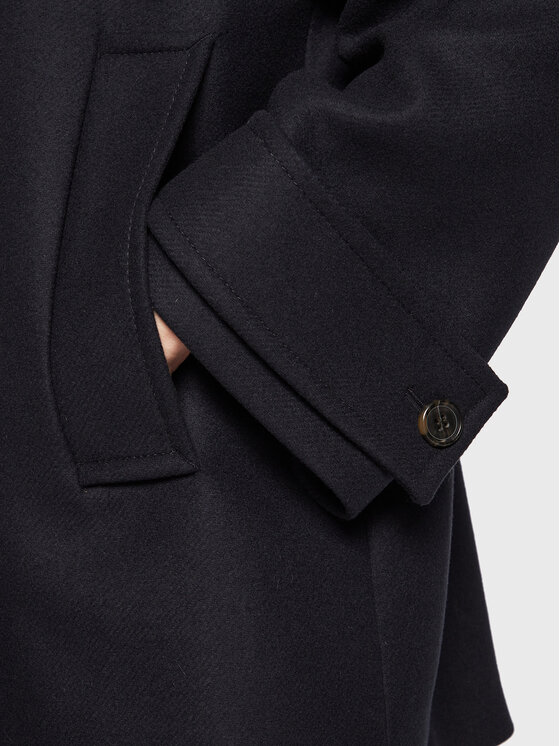 IVY OAK IVY OAK Cappotto di lana Carly IO1122F1050 Blu scuro Relaxed Fit