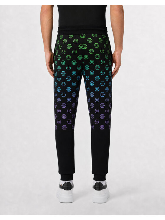 PHILIPP PLEIN PHILIPP PLEIN Teplákové kalhoty 31674 Černá Jogger Fit