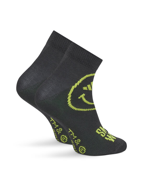 adidas adidas Sada 3 párů dětských vysokých ponožek Smiley World JG5804 Barevná
