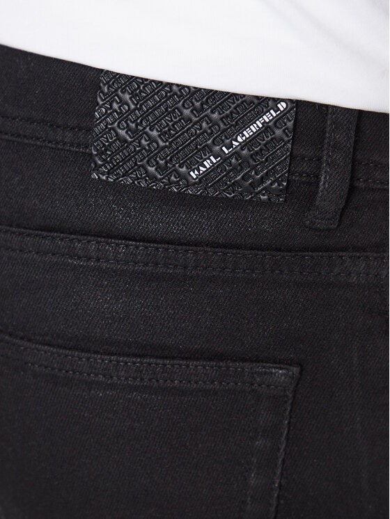 KARL LAGERFELD KARL LAGERFELD Traperice 265840 533842 Crna Regular Fit