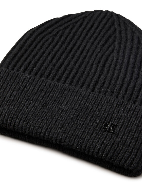 Calvin Klein Calvin Klein Čepice Ck Metal Wool Beanie LV04D8032G Černá
