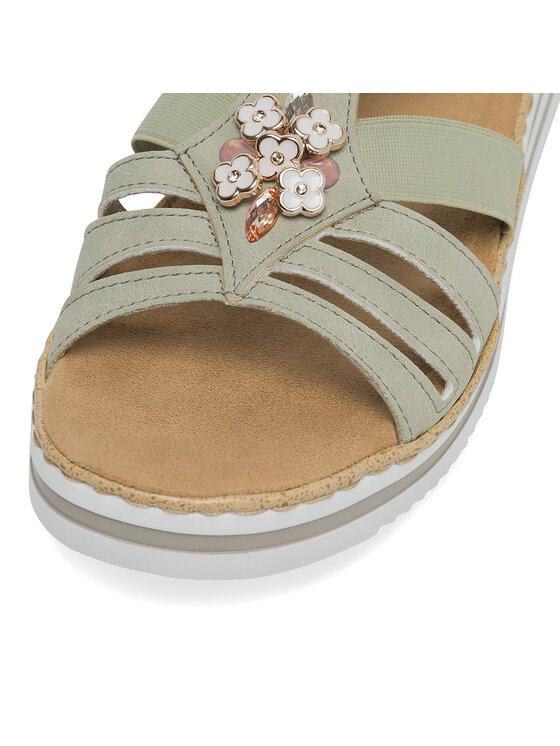 Rieker Rieker Sandalen V0245-52 Grün