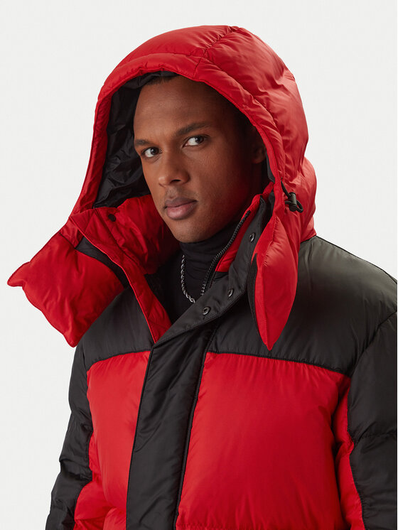HUGO Hugo Vatovaná bunda Melmus2341 50495811 Červená Regular Fit