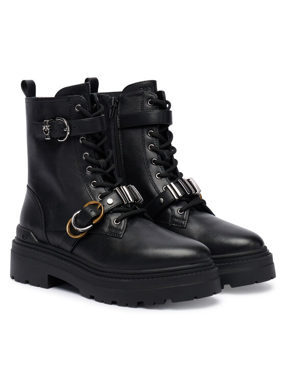 PINKO PINKO Schnürschuhe Mia 19 SD0407P087 Schwarz