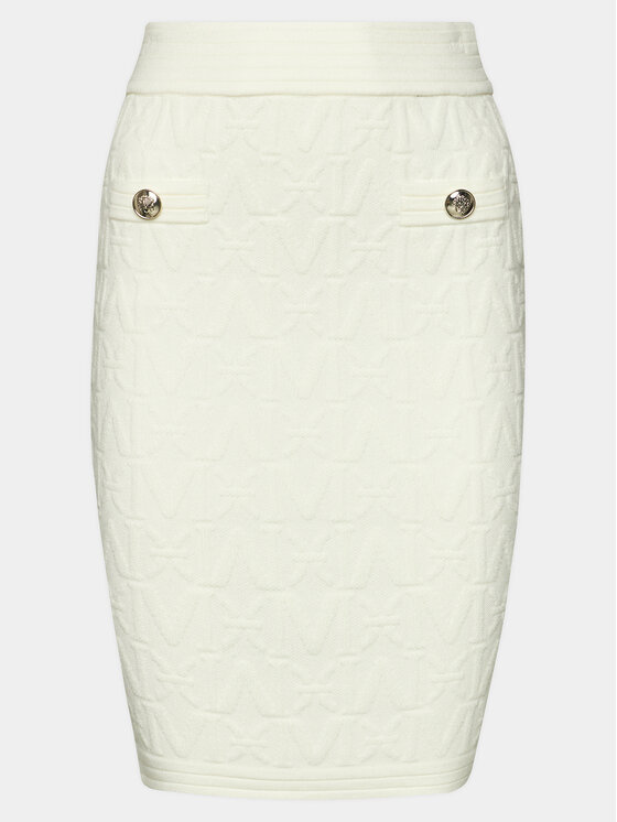 Guess Guess Fustă tip creion 4RGD00 5661Z Bej Slim Fit