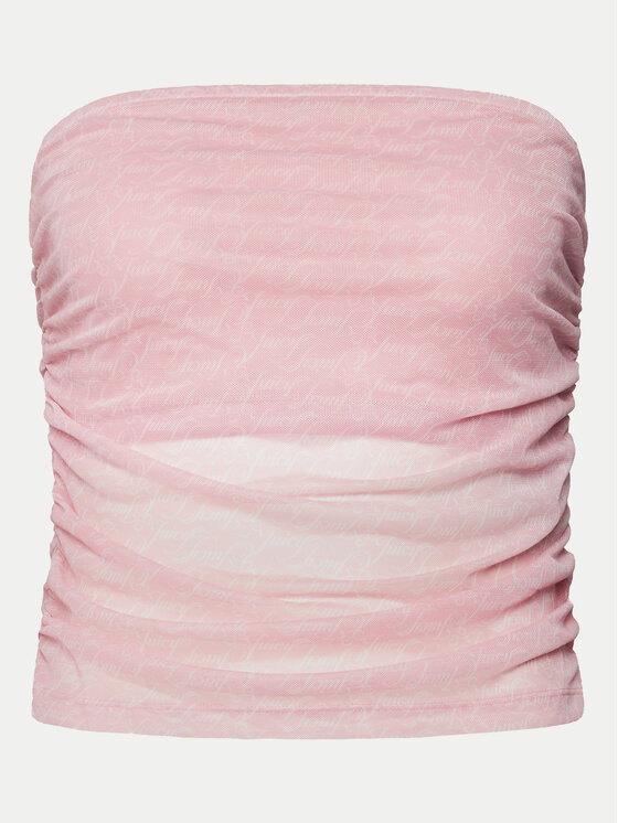 Juicy Couture Juicy Couture Top JCWCT23328 Różowy Slim Fit