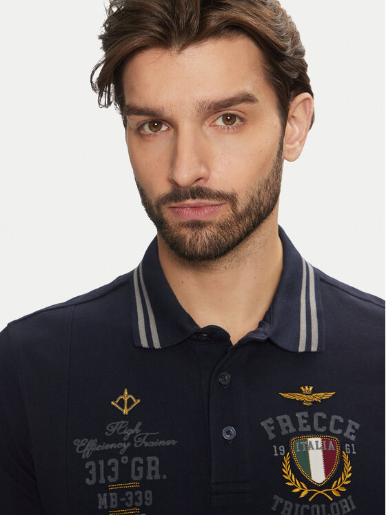 Aeronautica Militare Aeronautica Militare Polo 242PO1828P310 Tamnoplava Regular Fit