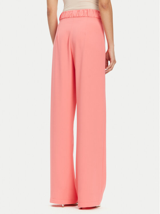 Patrizia Pepe Patrizia Pepe Hlače iz tkanine 2P1602 A411 Koral Regular Fit