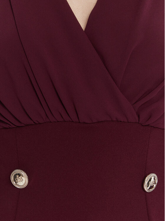 Rinascimento Rinascimento Bluzka CFC0126180003 Bordowy Regular Fit