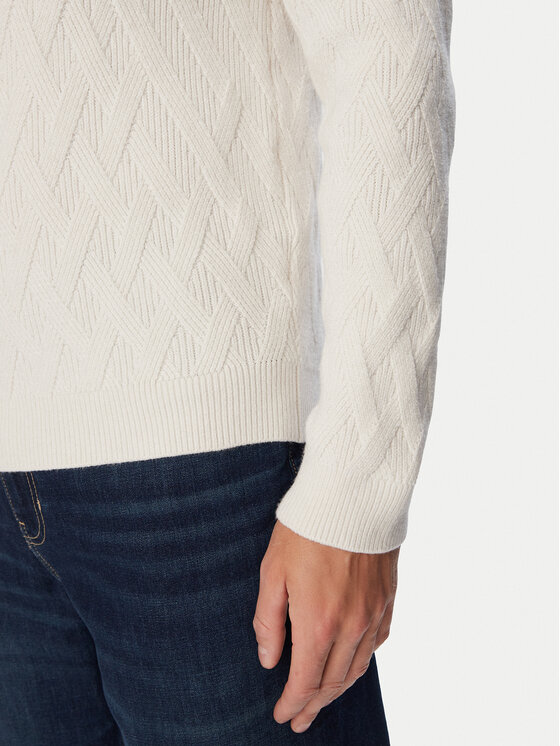 Guess Guess Пуловер M6BR49 Z1667 Кремав Regular Fit