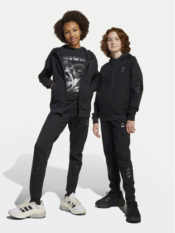 adidas adidas Pantaloni trening Star Wars The Mandalorian™ JF3635 Negru Regular Fit