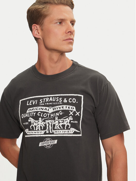 Levi's® Levi's® Tricou Vintage Graphic 87373-0144 Negru Relaxed Fit