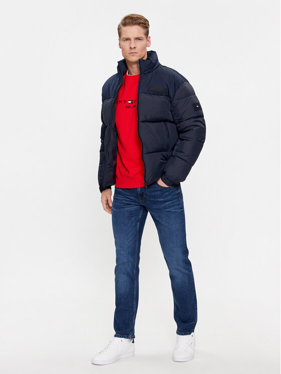 Tommy Hilfiger Tommy Hilfiger Zimska jakna New York MW0MW32770 Tamnoplava Regular Fit