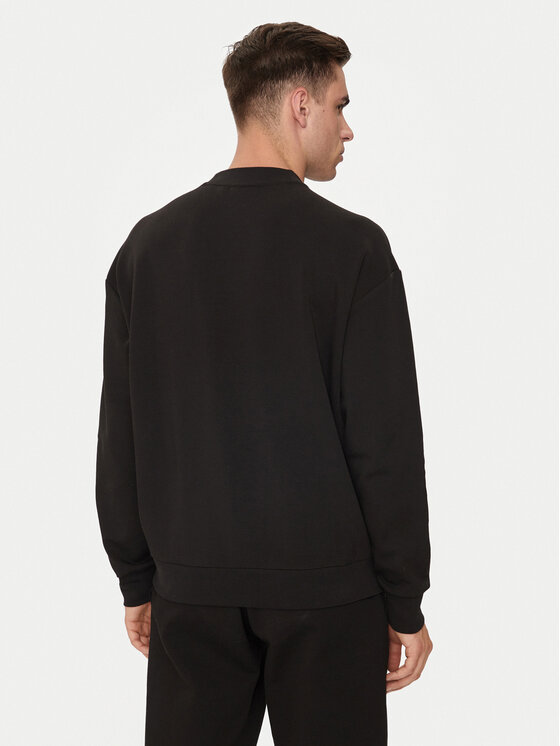Calvin Klein Calvin Klein Μπλούζα Shadow Embosed Logo K10K113081 Μαύρο Regular Fit