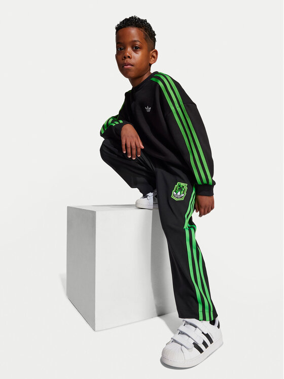 adidas adidas Melegítő Minecraft JW5331 Fekete Loose Fit