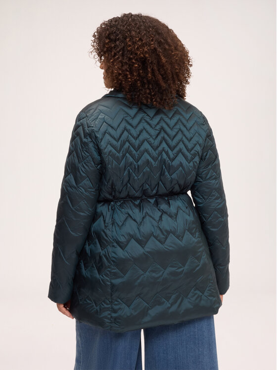 Fiorella Rubino Fiorella Rubino Giubbotto piumino F089T001528N015 Verde Regular Fit