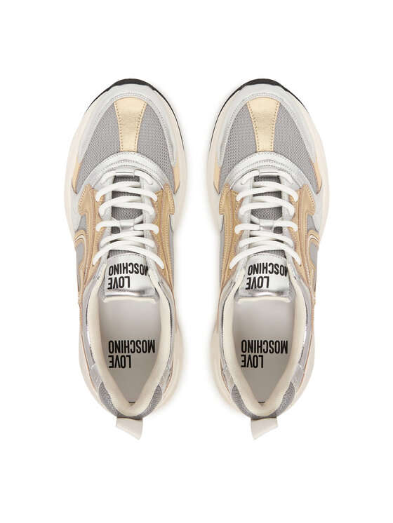 LOVE MOSCHINO LOVE MOSCHINO Sneakersy JA15456G0OIQC90A Biela