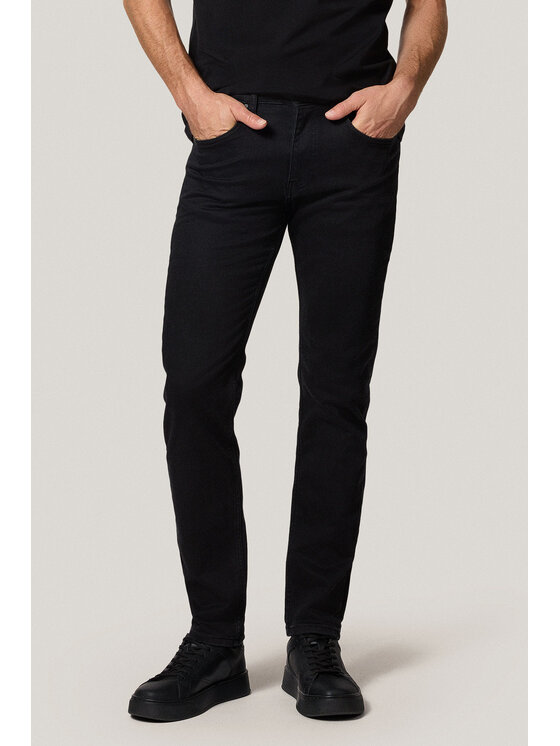 Próchnik Próchnik Jeansy PM10 SP113225000005 Czarny Regular Fit