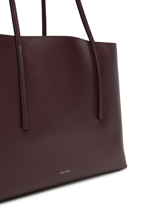 Calvin Klein Calvin Klein Ročna torba Foil Logo Tote W/Pouch LV04F3274G Bordo rdeča