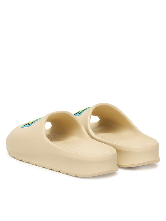 Lacoste Lacoste Чехли Serve Slides 2.0 51CFA0008 2Q9 Кремав