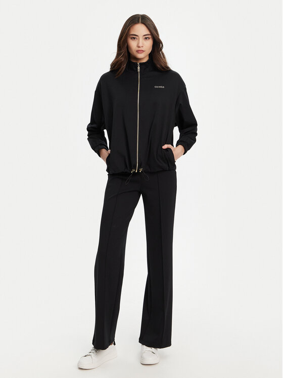 Guess Guess Bluza V5YL09 KCX42 Czarny Regular Fit