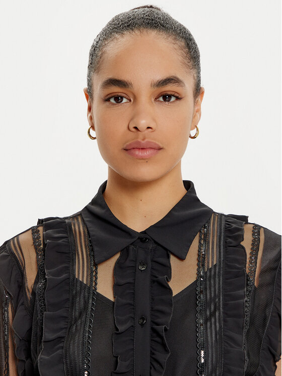 ACCESS FASHION ACCESS FASHION Srajca 44-7013-781 Črna Regular Fit