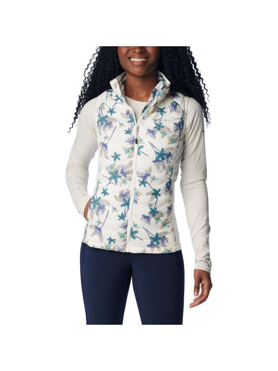 Bezrękawnik Columbia, Rozmiar L, Biały, Columbia Powder Pass Vest