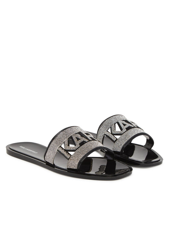 KARL LAGERFELD KARL LAGERFELD Papucs Jelly III KL80005S Fekete
